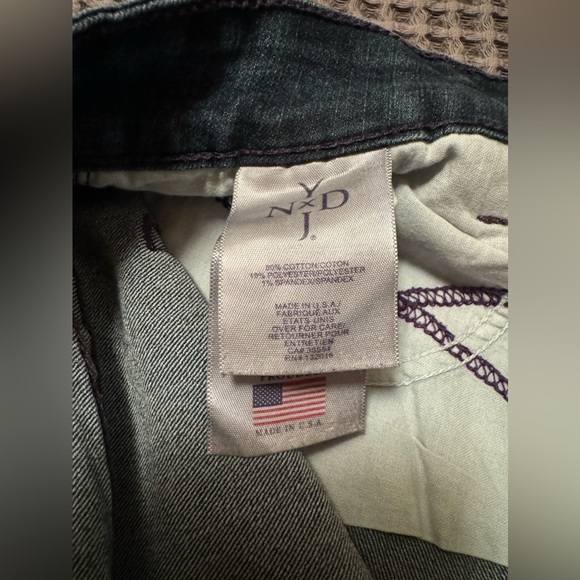 NYDJ denim straight leg Made in USA size 12 - Picture 8 of 12